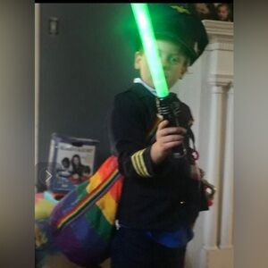 Pilot/Captain costume jacket, patches, Kids 5-6 Free w/reg  priced item bundle.